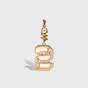 PINK OPAL NOSTALGIA NUMBER CHARM>Boochier Discount
