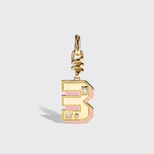 PINK OPAL NOSTALGIA NUMBER CHARM>Boochier Discount