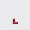 PINK SAPPHIRE YELLOW GOLD ARCADE MONO STUD (CORNER SHAPE)>Boochier Fashion