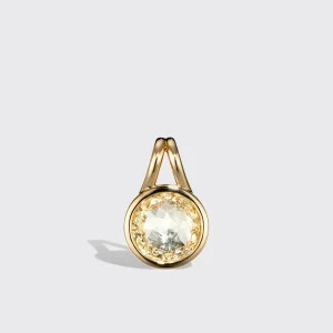 ROSE CUT YELLOW DIAMOND PENDANT [ONE-OF-A-KIND]>Boochier Discount