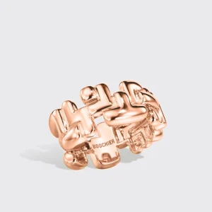 ROSE GOLD ARCADE TRIPLE ETERNITY RING>Boochier New