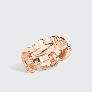 ROSE GOLD DIAMOND ARCADE DOUBLE ETERNITY RING>Boochier Sale