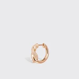 ROSE GOLD DIAMONDS SMALL TIES EARRING>Boochier New