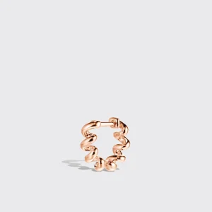 ROSE GOLD SLINKEE HUGGIE EARRINGS>Boochier Discount