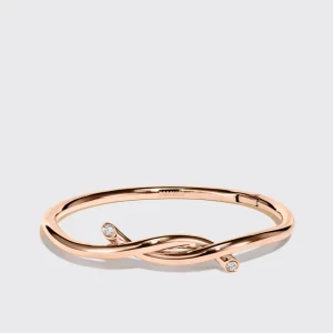 ROSE GOLD TIES BANGLE>Boochier Best