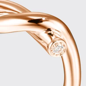 ROSE GOLD TIES RING>Boochier New