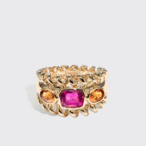 SPINEL & FANTA GARNET SLINKEE ICON RING>Boochier Sale