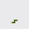 TSAVORITE YELLOW GOLD ARCADE MONO STUD (Z SHAPE)>Boochier Sale