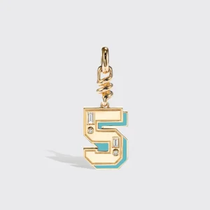TURQUOISE NOSTALGIA NUMBER CHARM>Boochier Hot