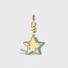 TURQUOISE YELLOW GOLD STAR CHARM>Boochier Hot