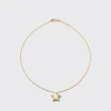 TURQUOISE YELLOW GOLD STAR NECKLACE>Boochier Outlet
