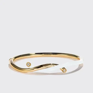 WHITE FRUIT HOOPS BANGLE>Boochier Online