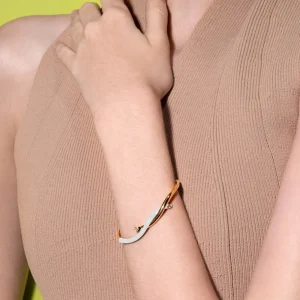 WHITE FRUIT HOOPS BANGLE>Boochier Online
