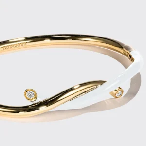 WHITE FRUIT HOOPS BANGLE>Boochier Online