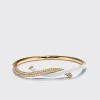 WHITE FRUIT HOOPS DIAMOND BANGLE>Boochier Online