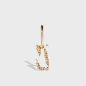 WHITE FRUIT HOOPS MONO EARRING>Boochier Best