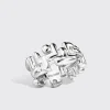 WHITE GOLD ARCADE TRIPLE ETERNITY RING>Boochier Discount