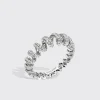WHITE GOLD DIAMOND SLINKEE RING>Boochier Sale