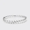 WHITE GOLD SLINKEE BANGLE>Boochier Outlet