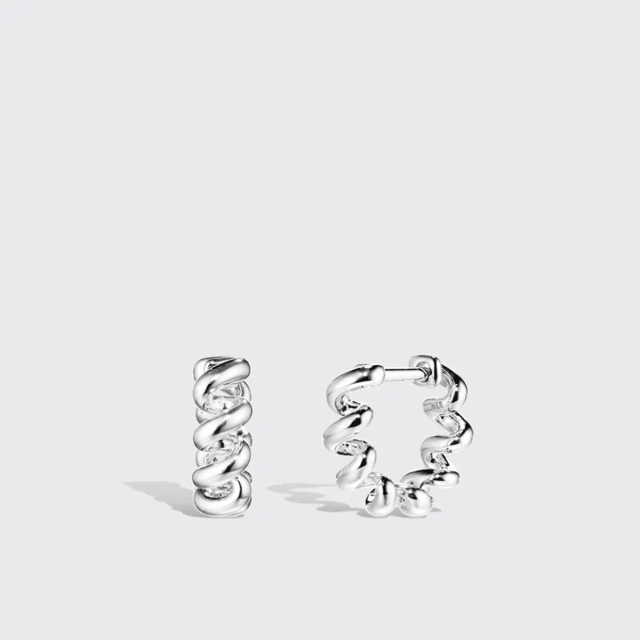 white_gold_slinkee_huggie_0.webp WHITE GOLD SLINKEE HUGGIE EARRINGS>Boochier Fashion