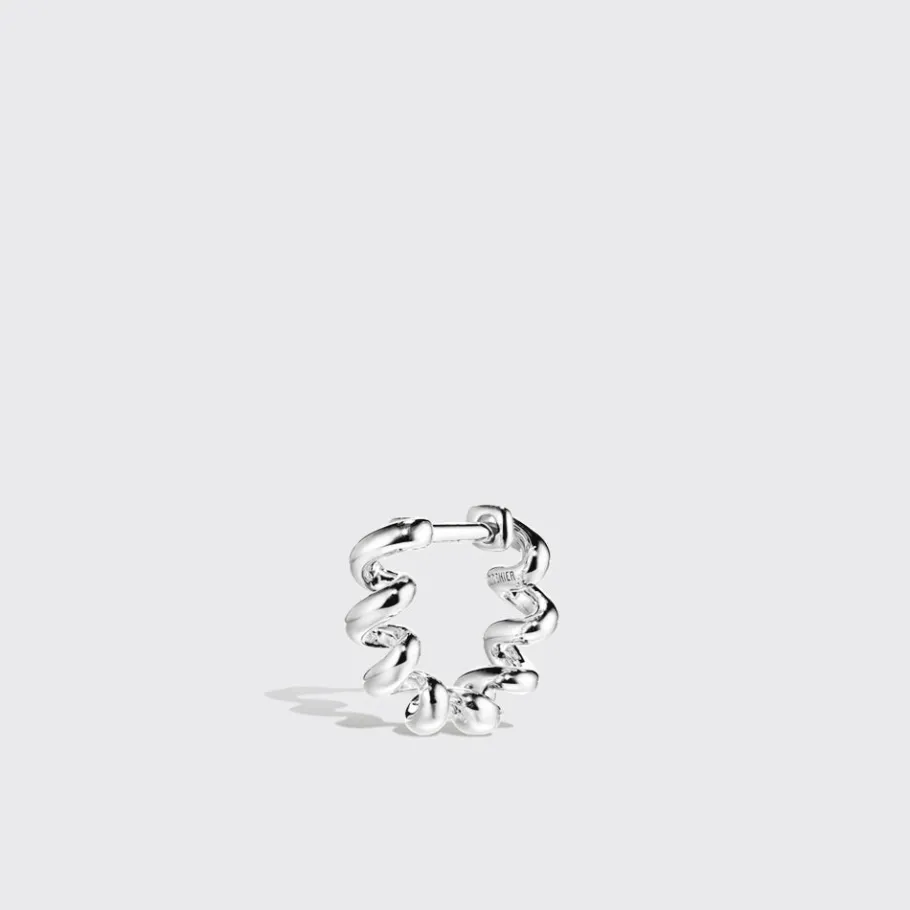 white_gold_slinkee_huggie_2.webp WHITE GOLD SLINKEE HUGGIE EARRINGS>Boochier Fashion