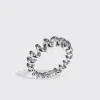 WHITE GOLD SLINKEE RING>Boochier Fashion