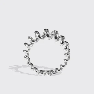 WHITE GOLD SLINKEE RING>Boochier Fashion