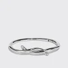 WHITE GOLD TIES BANGLE>Boochier Best