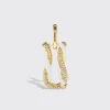 WHITE JUMBO FRUIT HOOPS PENDANT>Boochier Hot