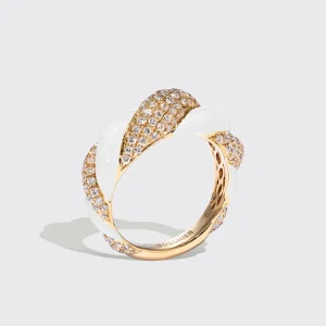 WHITE MARSHMALLOW RING>Boochier Clearance
