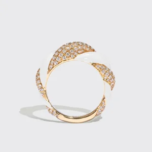 WHITE MARSHMALLOW RING>Boochier Clearance