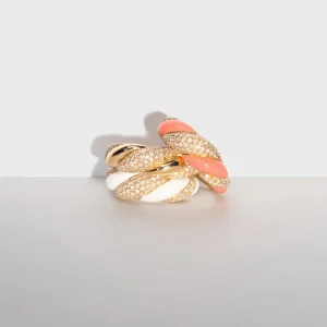 WHITE MARSHMALLOW RING>Boochier Clearance