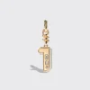 WHITE MOTHER OF PEARL NOSTALGIA NUMBER CHARM>Boochier Hot