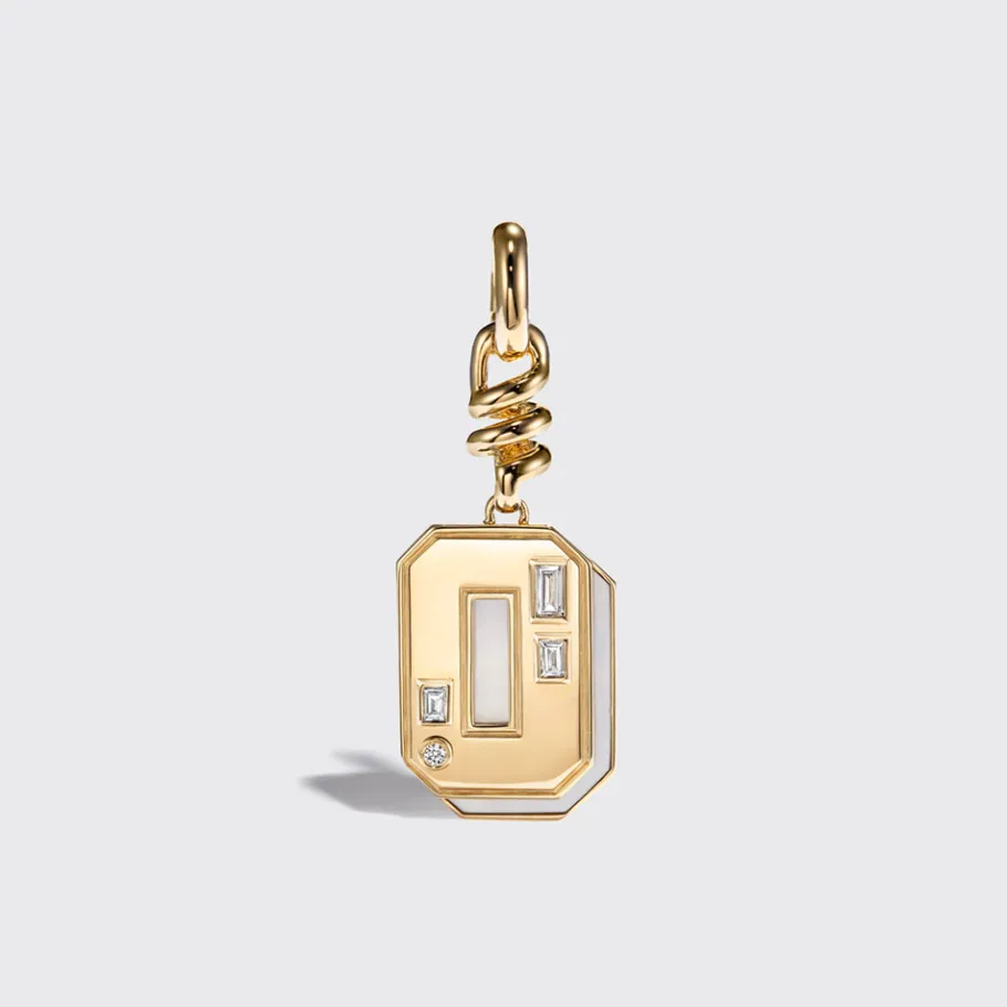 white_mother_of_pearl_nos_28.webp WHITE MOTHER OF PEARL NOSTALGIA LETTER CHARM>Boochier New