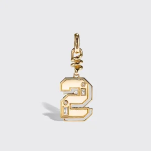WHITE MOTHER OF PEARL NOSTALGIA NUMBER CHARM>Boochier Hot
