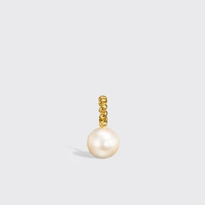 WHITE PEARL YELLOW GOLD BEACHING PENDANT>Boochier Outlet