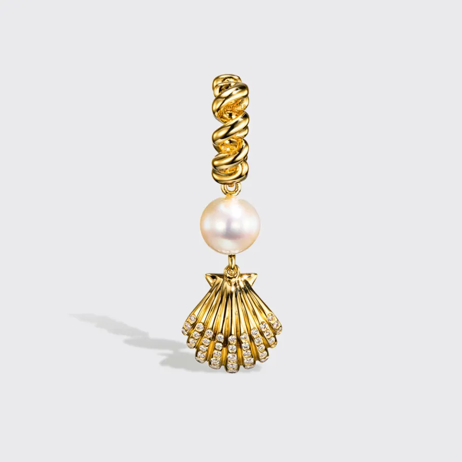 white_pearl_yellow_gold_b_2-1.webp WHITE PEARL YELLOW GOLD BEACHING SHELL DROP DIAMOND HUGGIE EARRINGS>Boochier Discount