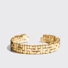 YELLOW GOLD ARCADE BANGLE>Boochier Hot