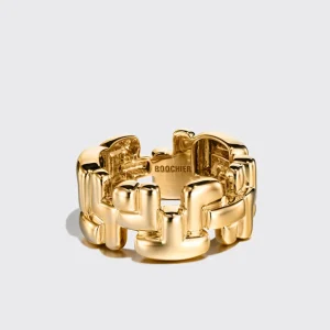 YELLOW GOLD ARCADE TRIPLE ETERNITY RING>Boochier Clearance