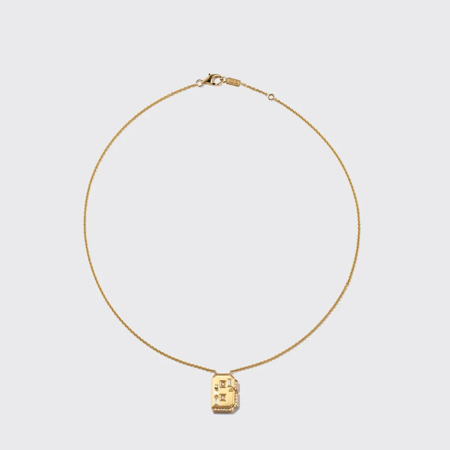 yellow_gold_diamond_lette_0.webp YELLOW GOLD DIAMOND LETTER NECKLACE>Boochier Discount