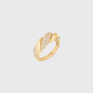 YELLOW GOLD DIAMOND MARSHMALLOW RING>Boochier Sale
