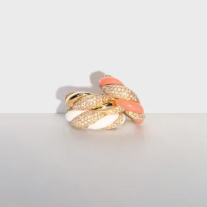 YELLOW GOLD DIAMOND MARSHMALLOW RING>Boochier Sale