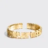 YELLOW GOLD DIAMOND NOSTALGIA BANGLE>Boochier Hot