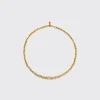 YELLOW GOLD DIAMOND SLINKEE NECKLACE>Boochier Fashion