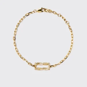 YELLOW GOLD HALF DIAMOND TIES BRACELET>Boochier Fashion