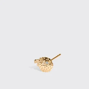 YELLOW GOLD PUFFER FISH DIAMOND EARRINGS>Boochier Sale
