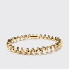 YELLOW GOLD SLINKEE BANGLE>Boochier New